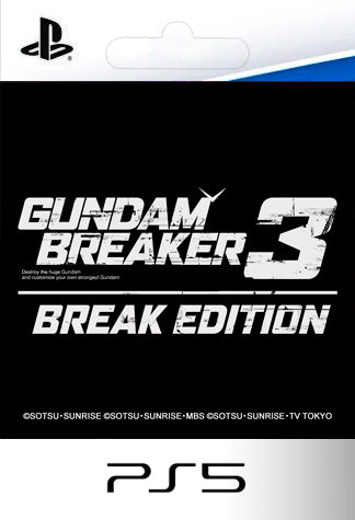 Gundam Breaker 3 BREAK EDITION PS5