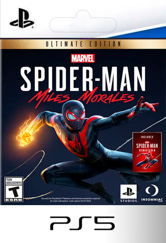 Marvels Spider Man Miles Morales Ultimate Edition PS5 | Chilecodigos