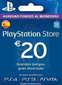 $20 EUR PlayStation Gift Card PSN ESPAÑA - Chilecodigos