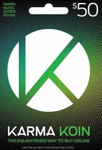 $50 USD Karma Koin Gift Card GLOBAL - Chilecodigos