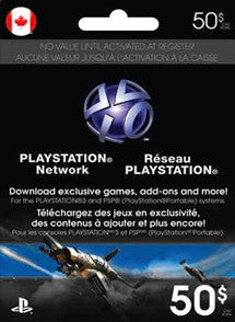 $50 CAD PlayStation Store CANADA - Chilecodigos