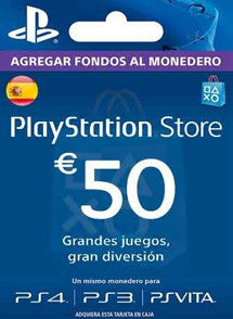 $50 EUR PlayStation Gift Card PSN ESPAÑA - Chilecodigos