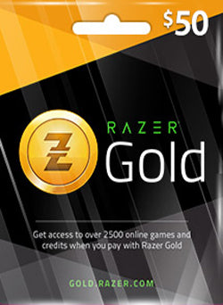 $50 USD Razer Gold Gift Card Global - Chilecodigos