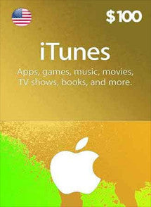 $100 USD Itunes Gift Card USA - Chilecodigos