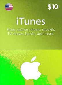 $10 USD Itunes Gift Card USA - Chilecodigos