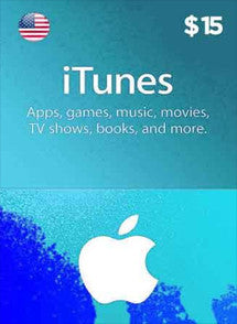 $15 USD Itunes Gift Card USA - Chilecodigos