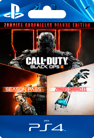 Call of Duty Black Ops III Zombies Chronicles Deluxe PS4