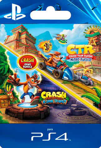 Crash Bandicoot Bundle N Sane Trilogy + CTR Nitro Fueled PS4