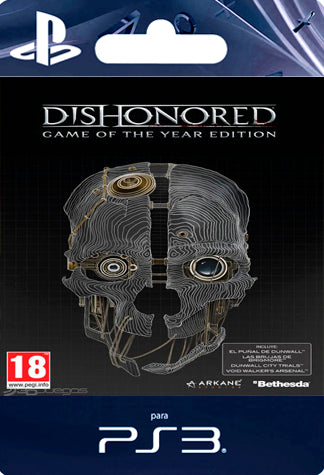 Dishonored Game of the Year Edition PS3