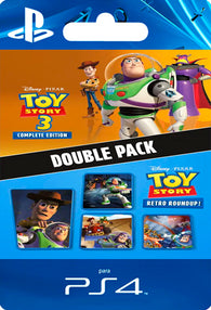 Disney Pixar Toy Story Retro Roundup + Toy Story 3 Complete Edition Double Pack PS4