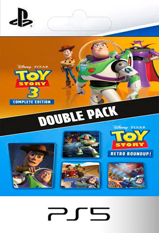 Disney Pixar Toy Story Retro Roundup + Toy Story 3 Complete Edition Double Pack PS5