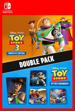 Disney Pixar Toy Story Retro Roundup + Toy Story 3 Complete Edition Double Pack Switch