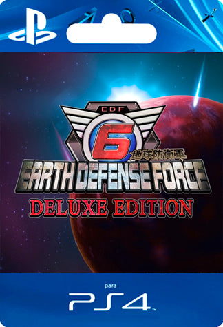 EARTH DEFENSE FORCE ６ DELUXE EDITION PS4