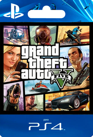 プレステ4 本体  GTA5  COD Grand Theft Auto V PS4 | Chilecodigos