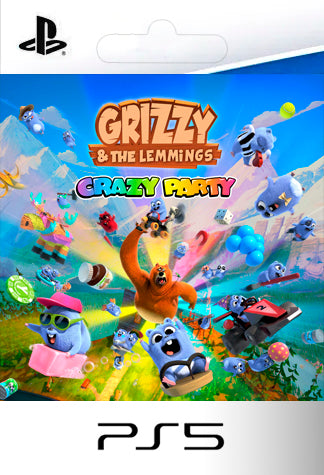 Grizzy and the Lemmings Crazy Party PS5