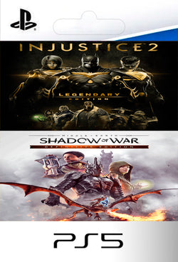 Injustice 2 LE & Middle earth Shadow of War DE PS5
