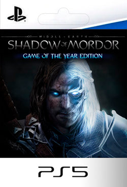 Middle earth Shadow of Mordor Game of the Year Edition PS5