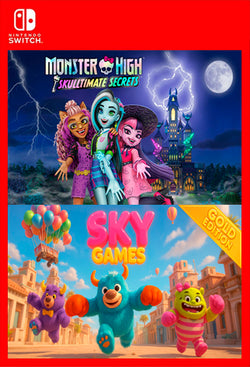 Monster High Skulltimate Secrets & Sky Games Gold Edition Nintendo Switch