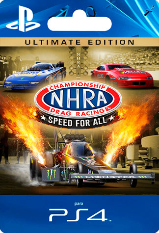 NHRA Championship Drag Racing Speed For All Ultimate Edition PS4