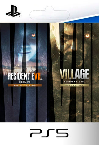 Resident Evil 7 Gold Edition & Village Gold Edition PS5