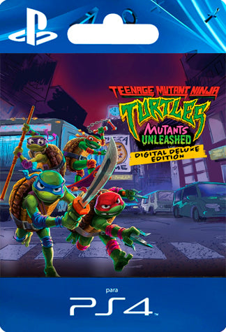 Teenage Mutant Ninja Turtles Mutants Unleashed Digital Deluxe Edition PS4