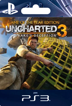 UNCHARTED 3 Drakes Deception Game of The Year PS3