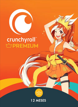 12 Meses Membresia Crunchyroll Premium Gift Card Chile