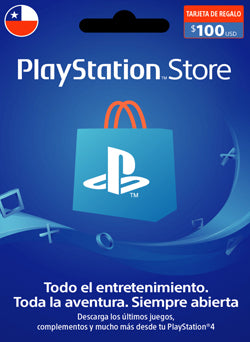 $100 USD PlayStation Gift Card PSN CHILE