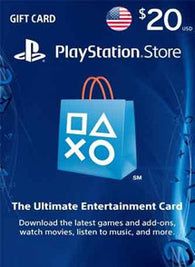 $20 USD PlayStation Gift Card PSN USA - Chilecodigos