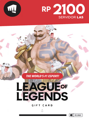 2100 Riot Points LOL Gift Card LAS | Chilecodigos