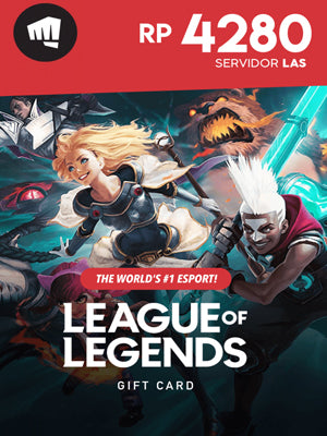 2100 Riot Points LOL Gift Card LAS | Chilecodigos