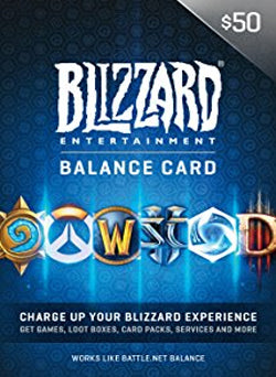 $50 USD Blizzard Battle.net Gift Card USA - Chilecodigos