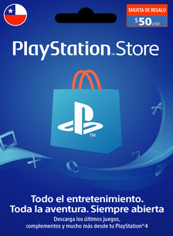 $50 USD PlayStation Gift Card PSN CHILE - Chilecodigos
