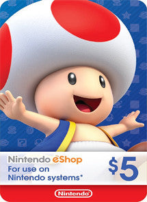 $5 USD Nintendo Eshop USA - Chilecodigos