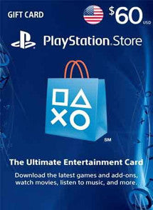 $60 USD PlayStation Gift Card PSN USA - Chilecodigos