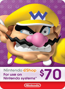 $70 USD Nintendo Eshop USA - Chilecodigos