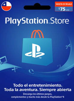 $75 USD PlayStation Gift Card PSN CHILE - Chilecodigos