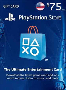 $75 USD PlayStation Gift Card PSN USA - Chilecodigos