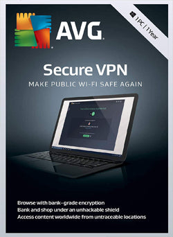 AVG Secure VPN Membresia 1 Año Gift Card - Chilecodigos