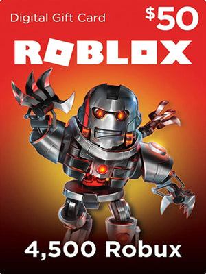 Roblox 4500 Robux Gift Card Global - Chilecodigos