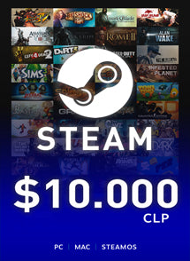 $10.000 CLP Steam Wallet Gift Card CHILE - Chilecodigos