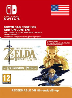 The Legend of Zelda Breath of the Wild Expansion Pass Nintendo Switch - Chilecodigos