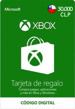 $30.000 CLP Xbox Live Gift Card CHILE - Chilecodigos
